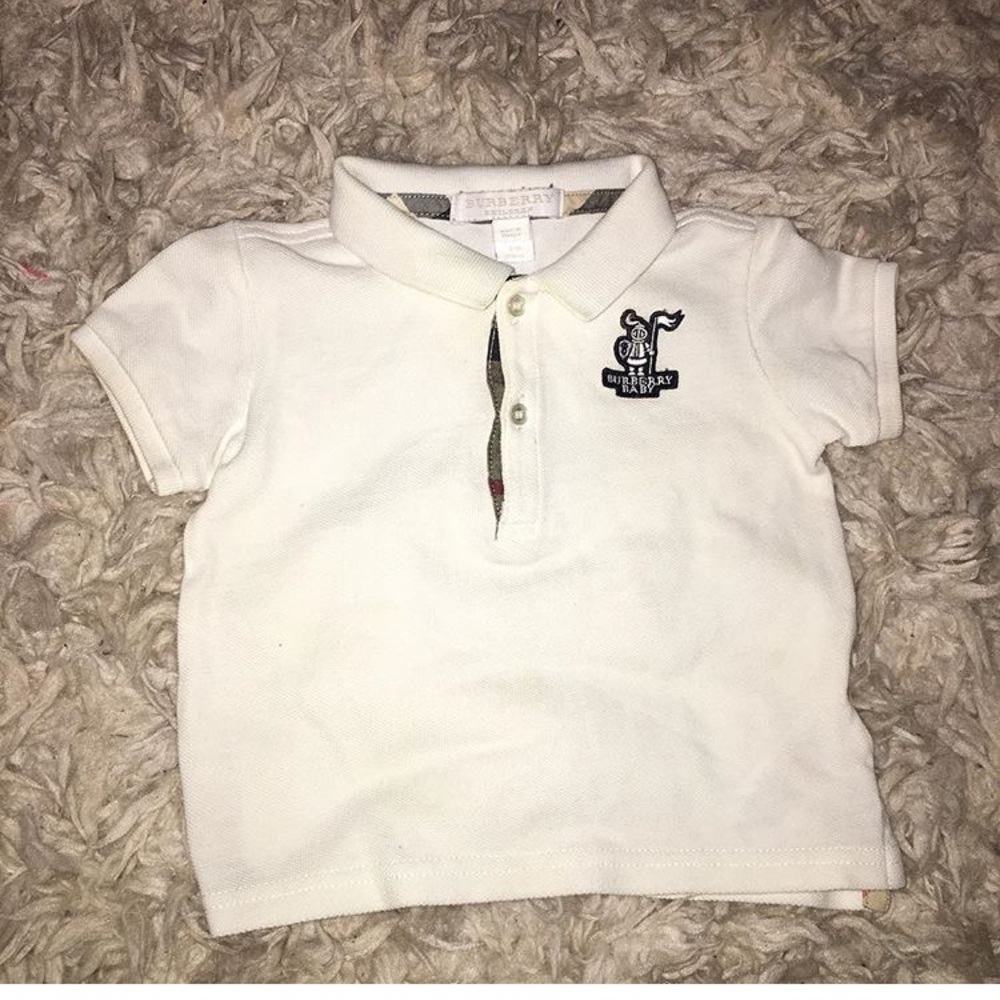 Baby Burberry polo shirt
